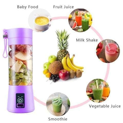 Portable Blender USB Rechargeable Mini Juicer Blender Electric Juicer