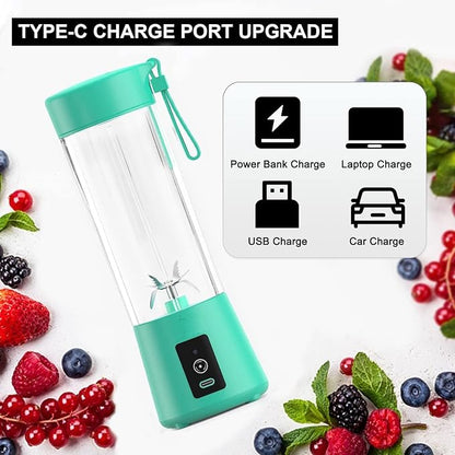 Portable Blender USB Rechargeable Mini Juicer Blender Electric Juicer